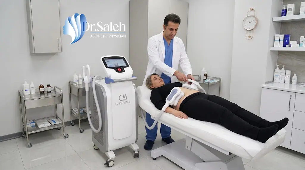 لاغری موضعی با دستگاه عضلهساز سی ام اسلیم